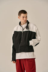 COLOR TONING PRINT RIDER JACKET