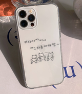 メシーミージンズキャットフォーンケース / Messy Meajins Cat Phone Case 2
