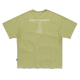 SLOGAN LIST LOGO TEE_LIGHT KHAKI (6687452823670)