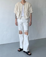 スナップツイードジャケット / TAP Snap Tweed Jacket (2 colors)