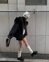 ベルベットカンカンスカートパンツ