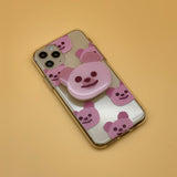 pinki pattern jelly case (iphone case) (6638916665462)