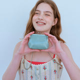 オルセンフレームウォレット / OLSEN FRAME WALLET, MIST GREEN