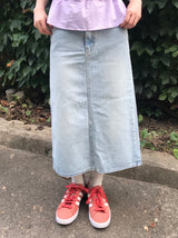 Popo back slit skirt 