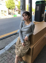 Daylight u-neck slim t 