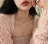 クリスタルポイントネックレス / Crystal point necklace