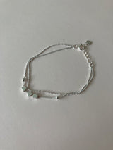 [92.5silver] トリプルハートブレスレット