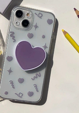 グルーミングパーティーパープルフォーンケース / Grooming Party Purple Phone Case