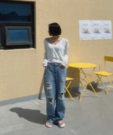ローライズダメージパンツ / no.5170 low rise damage pants