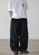  LEO WIDE NYLON PANTS 