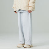 ツータックワイドスウェットパンツ/TWO TUCK WIDE SWEAT PANTS-WHITE MELANGE