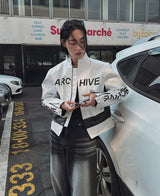 アーカイブキャンバーレーサージャケット/Archive camber racer jacket (2 color)