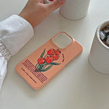 マンゴーチューリップiPhoneケース/Mango Tulip 02 (iPhone) Matt Hard Case
