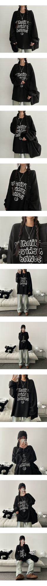 ナーディー長袖ニット長袖Tシャツ