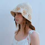 ハンドメイドフラワーズバケットハット / HANDMADE FLOWERS BUCKET HAT