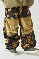 ウェーブベルベットスーパーワイドボックスパンツ / BSR2223FWPT015 ZGZG WAVE VELVET SUPER WIDE BOX PANTS GOLD
