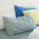 Light cheker pillow cover 50*70