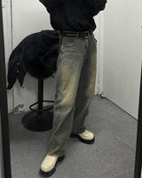 ウォッシングワイドデニムパンツ / washing wide denim pants