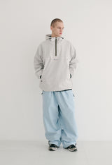 スーパーワイドパンツ / BSR2223FWPT008 LOGO COTTON SUPER WIDE PANTS SKY