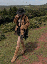 (UNISEX) ラモンスエードブルゾンジャケット