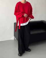 サイドスリットスウェットシャツ / NB Side slit sweatshirt (2 colors)
