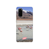 フラミンゴスペーススマホハードケース / Flamingo space hard case