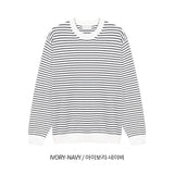 LMN リニューアルウォッシャブルダゴララウンドニット（2色）