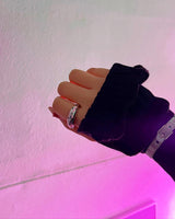 [aespa Giselle/Verivery Kangmin/Sevenus Heejae/YENA] Silver star belt bracelet