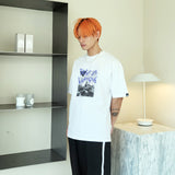 デジタルサンフラワーTシャツ / (High Density) Digital Sunflower T-shirt 2color