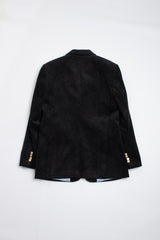 Black Corduroy Window Tailored Jacket (6635873632374)