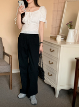 Trendy Loose Cotton Bizo Wide Pants (7color)