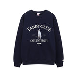 タビーキャットクラブスウェットシャツ / TABBY CAT CLUB SWEATSHIRT NAVY