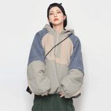 ダンブルドカラーフードアノラックパーカー / Dumbled colored hood anorak