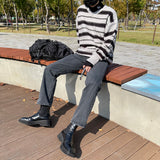アンゴラストライプニット/EV Angora Striped Knitwear (2 colors)