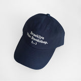 Brooklyn Blue Bookshop Ball Cap (Midnight Blue) (6602771759222)