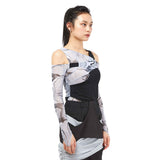 インアウト3Ⅾプリントトップ/In&Out 3D Printed Top _ Black