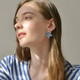 Kobus magnolia Stone Accent Earrings (6617751421046)
