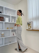 イエロービーントップカーディガンツーピース/yellow bean top cardigan two-piece