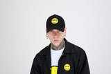 SMILE LOGO BALLCAP (BLACK) (6699085496438)