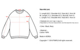 カラーウェイスウェットシャツ / COLORWAY SWEATSHIRT [BLACK]
