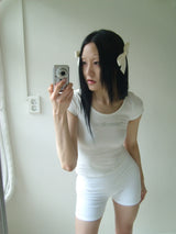 シティジュエリースクープTシャツ [White]
