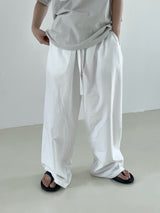 Natural Sleeky string pants
