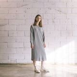 [Patchwork Waffle Onepiece] Grey (6626239250550)