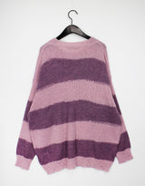ベターストライプダメージニット/Better Stripe Damage Knit (2color)
