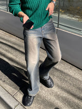 ASCLO ラストワイドデニムパンツ