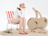 スモールチェリーブラーサーフィンキャップ / SMALL CHERRY BLUR SURFING CAP [WHITE]