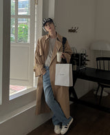 ダディフットバックケープトレンチコート / Daddy Fit Back Cape Trench Coat (3 color)