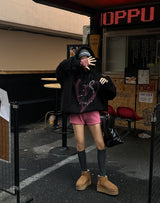 [UNISEX] Heart bunny oversized hoodie