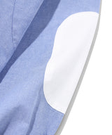 エルボーパッチオックスフォードシャツ/Elbow Patch Oxford Shirt S117 Sky Blue