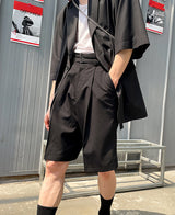 [自主制作]ダブルベルトハーフパンツ (6682647724150)